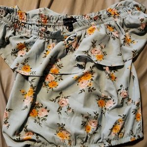 Floral girl's top